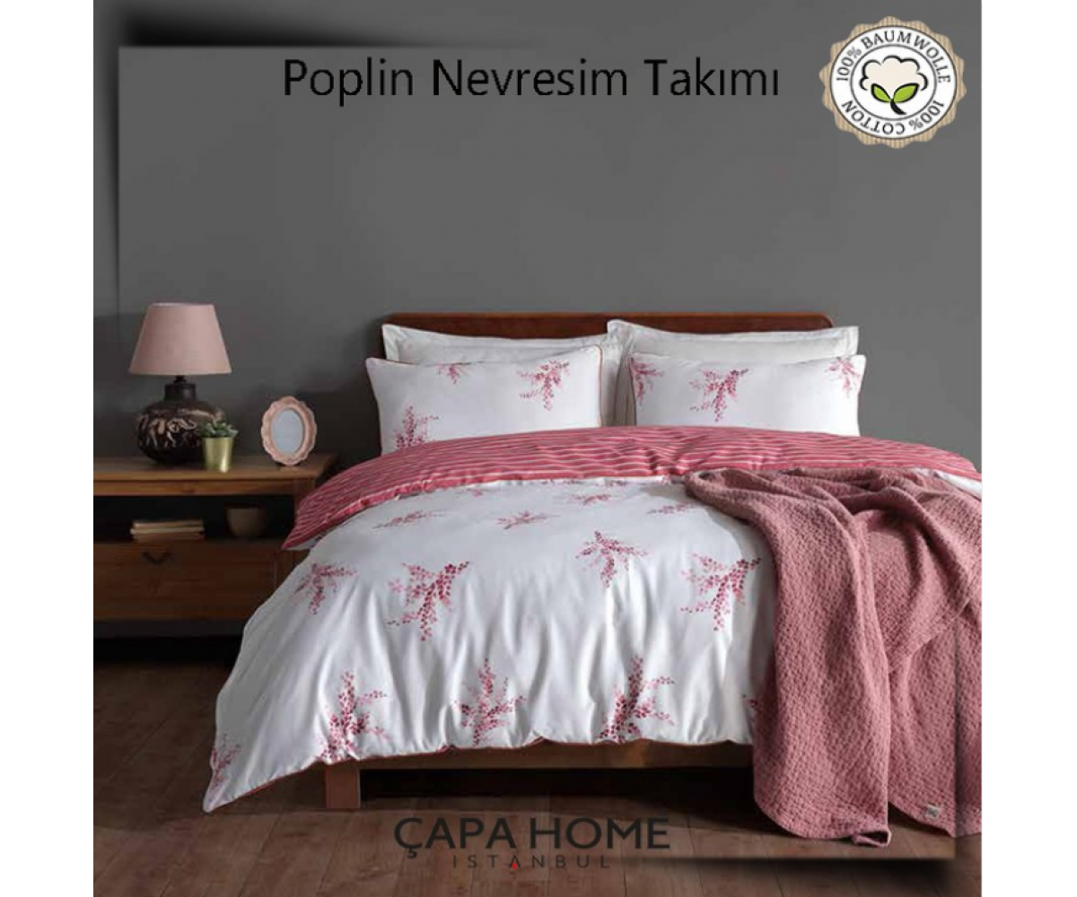 Çapa Home Poplin Nevresim Takımı %100 pamuk